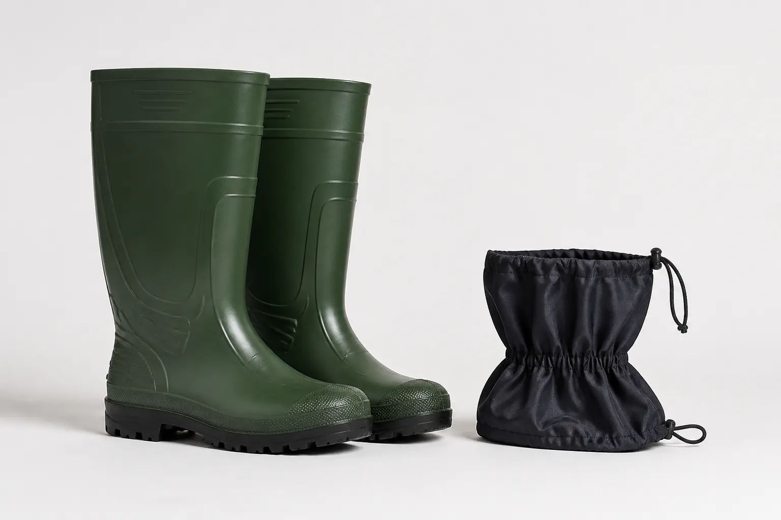 Bottes de sécurité résistantes aux projections chimiques.